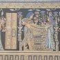 Large Framed The Golden Marriage of King Tutankhamun Egypt Papyrus Art Painting