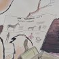 Rare R. Horwitz FOX HUNT Cartoon Comic Illustration Ink & Watercolor Art