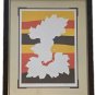 Signed Chezan "Falling Leaves" Framed Artist Proof 9/15 Embossed Etching Print