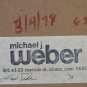 Original 1978 Michael J. Weber "LOW TIDE" Watercolor Art Painting CONNECTICUT