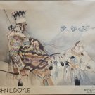 1997 Signed John L Doyle Indian Chief Four Corners Gallery Exhibition Art Print