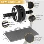New Vixa AB Wheel Roller Core Workout - Jump Rope - Abdominal Exercise Equipment