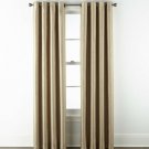 NEW (1) JCPenney JCP Home Malone Traditional Tan Blackout Grommet Curtain 50x84 NEW (1) JCPenney JCP Home Malone Traditional Tan Blackout Grommet Curtain 50x84