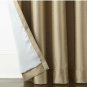 NEW (1) JCPenney JCP Home Malone Traditional Tan Blackout Grommet Curtain 50x84
