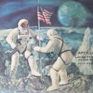 Rare 1969 NASA APOLLO 11 Lands First Men on the Moon 3D Space HOLOGRAM 14x11