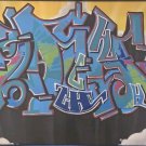 2009 Signed Mike Bilodeau - ZACH - Graffiti Art on Canvas Painting