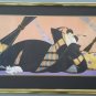 Rare Hand Signed Jorge Acevedo Rafael Samurai Warrior Lover w/ Geisha Woman