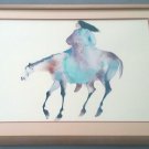 1990 Carol Grigg - Mother Moon - Gango Gallery Portland, Oregon Large Lithograph