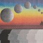 1988 Signed Carl CJ Latimore Contemporary Africa Egypt Lithographic Art Print