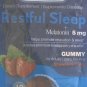 RESTORZ Set (3) MELATONIN, IMMUNE SUPPORT, HAIR SKIN & NAILS Biotin Gummies