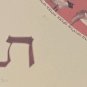 SIGNED 1995 LEE LOEBMAN 114/700 - CREATION - JUDAICA ART FRAMED LITHOGRAPH PRINT
