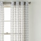(1) JCPenney Home Rockford Sheer Grommet Navy Fleet BLUE Curtain Panels 50 X 84