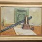 Signed & Original T.A Tobiasson MUSICAL INSTRUMENTS Still Life Vintage Painting
