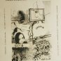 1976 Micheal O'rourke Chopin Exhibition Art Poster Print Micheal Farrell France