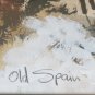 Rare & Hand signed Jonas Gerard "Old Spain" Limited Ed. 32/125 Color Litho Art