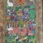 Vintage Mexican Folk Art - Wedding & Festive Family Scenes Amate Bark Painting
