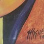 2010 Signed MIGUELA Three Woman Large Framed Art Painting Dominican Republic