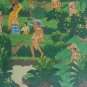 VINTAGE SIGNED INY DJATI PENESTANAN BALI BALINESE JAVANESE FOLK ART PAINTING