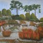 Original & Signed Robert M. Hinkelman - Autumn Fire on the Dunes - Painting