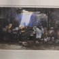 1996 Original Armando Freyre Largo Watercolor Kitchen Scene Painting Peru