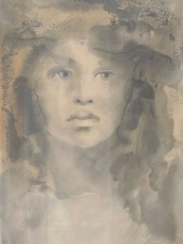 Rare Signed Leonor Fini Hors Commerce Lithograph Print Listed Surrealist Artist