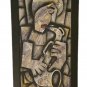 2004 Signed Thosy - Saxophone Player -  Abstract Cubism Large Painting on Canvas
