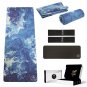 NEW Vixa Yoga Mat Gift Set with Booty Exercise Bands & Knee Pads Ocean Breeze