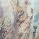 Hand Signed & Numbered Gary Benfield QUICK MOVEMENTS Serigraph Framed Art Print