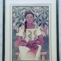 RARE Eugenia Louis SELF PORTRAIT - San Miguel de Allende - Mexico Naif Art Print