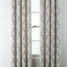 (1) NEW JCPenney Home Casey Jacquard RED WINE 7313191 Grommet Curtain 50 X 84