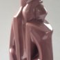 Vintage Haeger Couples  Man Woman - Harmony Love - Pink Mauve Statue Art Deco
