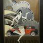 Poster Art Deco Roaring Jean Monneret 90e Living Room Independent Paris 1979