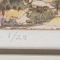 Signed Roshi - Citadel Courtyard - 1/25 Color Etching & Aquatint Art Print