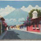 Rare Signed Agustin Davila Lumez  Latino Hispanic Painting Art ANTIGUA GUATEMALA