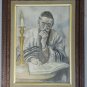 1965 Ida Libby Dengrove The Rabbi Twelve Drawings of Jewish Life Lithograph Art