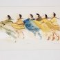 Signed Daniel Ramirez SISTER'S Saginaw Chippewa Native American Indian Art Print