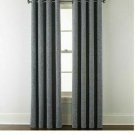 (1) JCP Home Sullivan DENIM BLUE WORN INDIGO Blackout Grommet Curtain 50 X 95