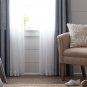 (1) JCP Home Sullivan DENIM BLUE WORN INDIGO Blackout Grommet Curtain 50 X 95