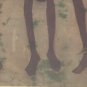 Original Kenyan Art THREE TRIBAL AFRICAN DRUMMERS Textile Batik Painting Africa