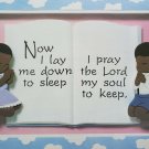 Now i lay me down to sleep LORD'S PRAYER African American Art NURSERY CHILDREN