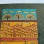 Shalom Moskovitz of Safed Extra Large Laminated Ceramic Tile with Original Litho