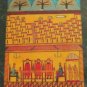 Shalom Moskovitz of Safed Extra Large Laminated Ceramic Tile with Original Litho
