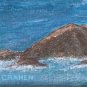 Original & Signed Betsy Crahen - Lighthouse - Scenic Seaside Seascape Painting