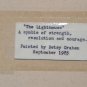 Original & Signed Betsy Crahen - Lighthouse - Scenic Seaside Seascape Painting