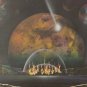 Signed Gudmundur Myrdal ORBITING PLANETS Mixed Media Spiritual Graffiti Art