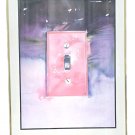 Framed & Matted 1985 Paul Giovanopoulos Light Switch Exhibition Litho Art Print