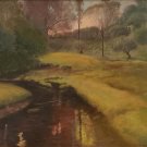 Rare & Signed S. Wolf Large Scenic Landscape #5 Art Painting
