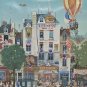 1978 Signed Hiro Yamagata "Hotel Concorde" 254/300 Lithograph Art Print