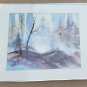 Original Rare FRANCES JAKOB Landscape Watercolor Painting Merritt Island Florida