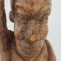 Vintage & Original Hand Carved Man African Caribbean Wood Statue Folk Art Haiti